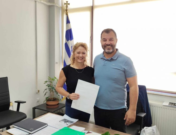 Επίσκεψη  της προέδρου των Κέντρων Υγείας στον Αντιπεριφερειάρχη Δ. Δαλαμάγκα