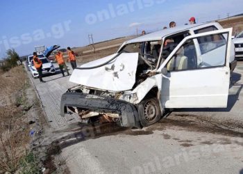 Θανατηφόρο τροχαίο έξω από τη Λάρισα