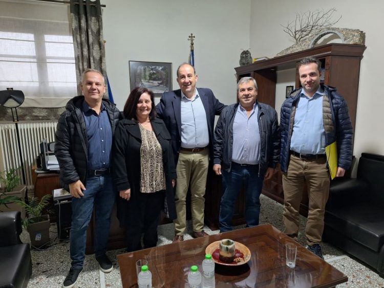 Επίσκεψη του Δ/ντή της Δευτεροβάθμιας Εκπαίδευσης Τρικάλων στον Δήμαρχο Πύλης