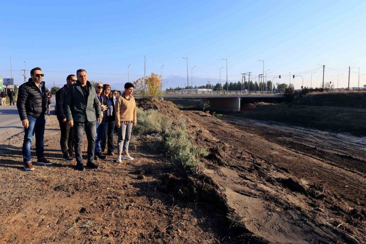 Αυτοψία Δημ. Κουρέτα σε αντιπλημμυρικά έργα του Νομού Λάρισας
