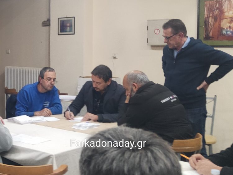 Έκλεισαν οι κάλπες για την ανάδειξη των αιρετών της Ένωσης Ε.Β.Ε. Φαρκαδόνας