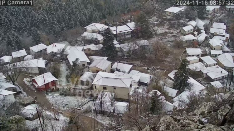 Το πρώτο άσπρισμα στην Κορομηλιά Καλαμπάκας