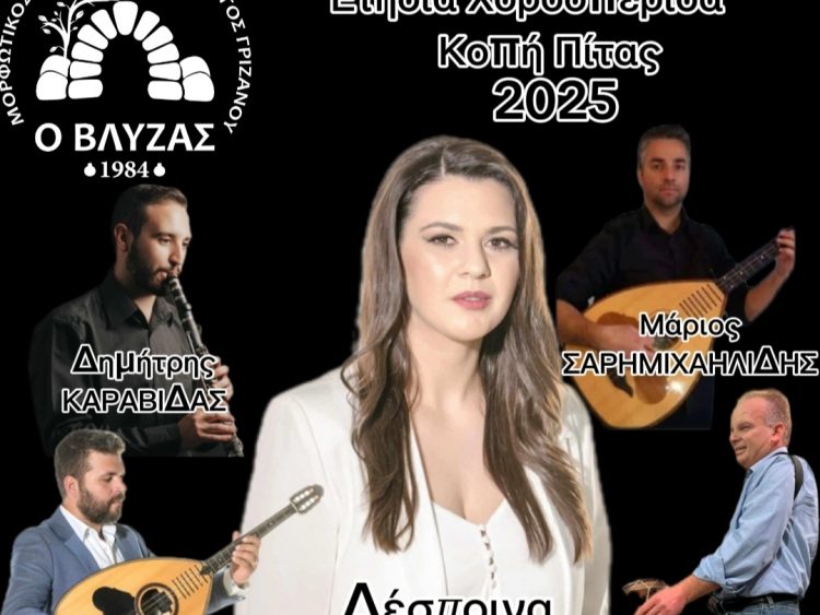 Πρόσκληση στον ετήσιο χορό και την κοπή πίτας του Μορφωτικού Εξωραϊστικού Συλλόγου “Ο ΒΛΥΖΑΣ”