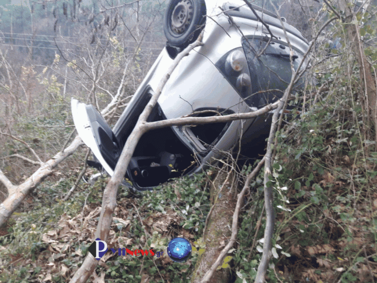 Άγιο είχε οδηγός σε τροχαίο στην Πύλη