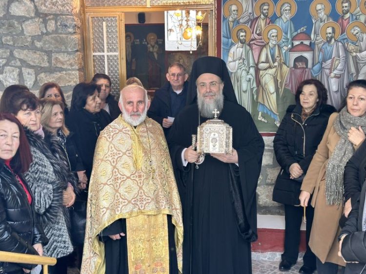 Υποδοχή Τιμίας Κάρας Αγίας Βαρβάρας στα Σερβωτά