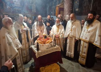 Πανηγυρικός Εσπερινός στην Ιερά Μονή Ζωοδόχου Πηγής στην Παναγίτσα
