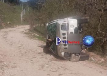 Σοβαρό τροχαίο στο Περτούλι με 32χρονη κοπέλα