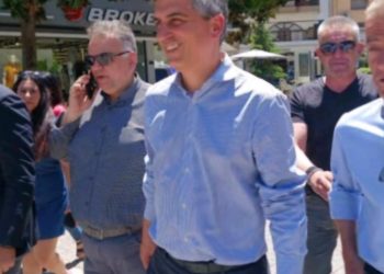 Επίσκεψη του νέου Υπουργού Υποδομών κ. Δήμα στην Φαρκαδόνα
