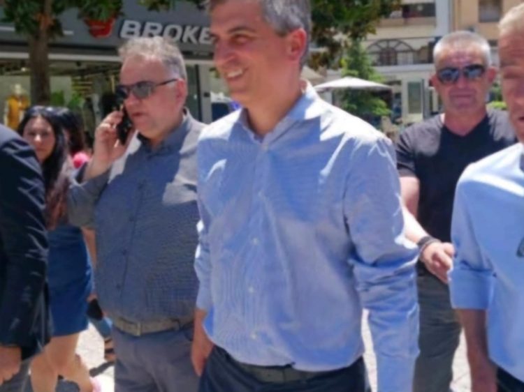 Επίσκεψη του νέου Υπουργού Υποδομών κ. Δήμα στην Φαρκαδόνα