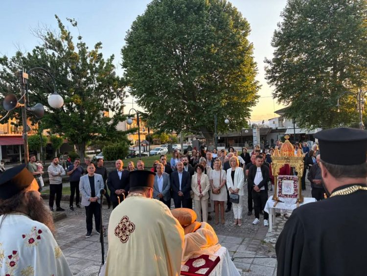 Πανηγυρικός Εσπερινός στον Ναό του Αγίου Αθανασίου στο Μεγαλοχώρι