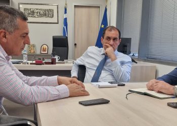 Θέματα Κρατικής Αρωγής έθεσε ο Περιφερειάρχης  στον Υφυπουργό Κλιματικής Κρίσης
