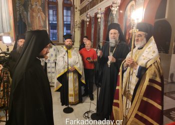 Πανήγυρη Αποστόλων Πέτρου και Παύλου στη Φαρκαδόνα – Πλήθος πιστών και Ρασοφορία νέου Mοναχού
