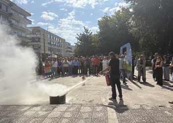 Επιτυχής άσκηση εκκένωσης και εκπαίδευση προσωπικού στην Περιφερειακή Ενότητα Τρικάλων