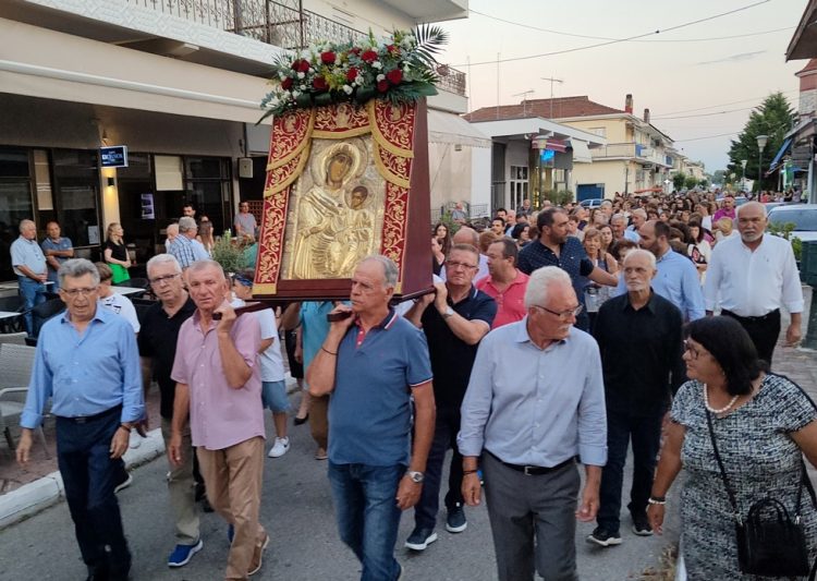 Πανήγυρις Συνάξεως Ιεράς Εικόνος Παναγίας Πορταΐτισσας στον Ιερό Ναό Αγίου Νικολάου Οιχαλίας