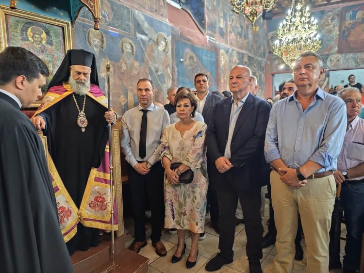 Ο Εσπερινός της Μεταμορφώσεως του Σωτήρος Χριστού στο  Κουρτίκι