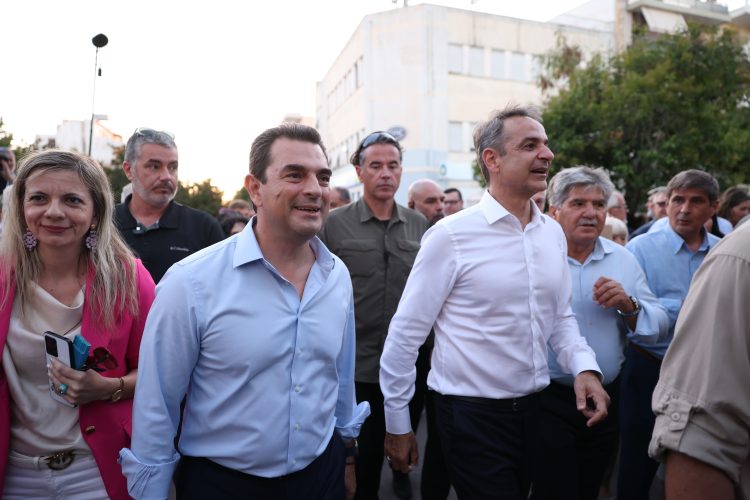 Στην Ηλεία με τον Κυριάκο Μητσοτάκη ο Σκρέκας
