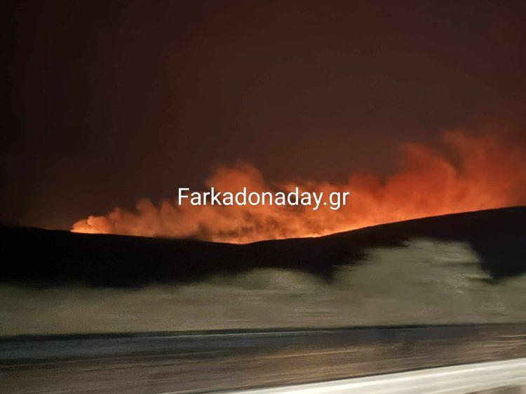 Σε εξέλιξη η πυρκαγιά στο Ζάρκο -Στο σημείο δήμαρχος και αντιπεριφερειάρχης, μάχη με τις φλόγες σε δύσβατη περιοχή