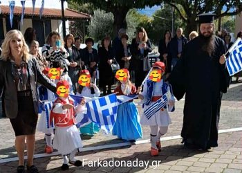 Μικροί και μεγάλοι γιόρτασαν με περηφάνια την 28η Οκτωβρίου στην Κρήνη