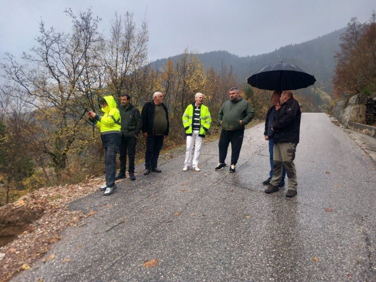 Κλειστός ο δρόμος προς Γαρδίκι λόγω κατολισθήσεων