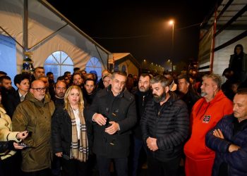 Κουρέτας στο μπλόκο Τρικάλων: Στο πλευρό σας μέχρι τέλους, μαζί θα πάμε στον Πρωθυπουργό