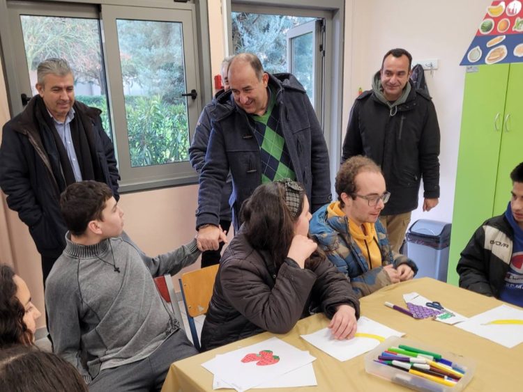 Επίσκεψη του Διευθυντή Δευτεροβάθμιας Εκπαίδευσης Τρικάλων στο Ε.Ε.Ε.Ε.Κ.