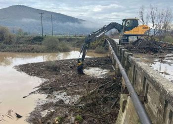 Άμεση αποκατάσταση των ποταμών στον Δήμο Παλαμά μετά την κακοκαιρία