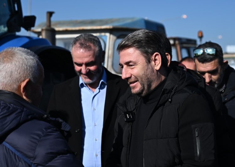 Στήριξη Ανδρουλάκη στους αγρότες στο μπλόκο του Ε65 στα Τρίκαλα (ΒΙΝΤΕΟ)