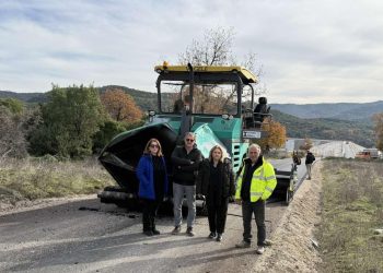 Αυτοψία της Χρύσας Ντιντή στην ασφαλτόστρωση του Φράγματος Ληθαίου