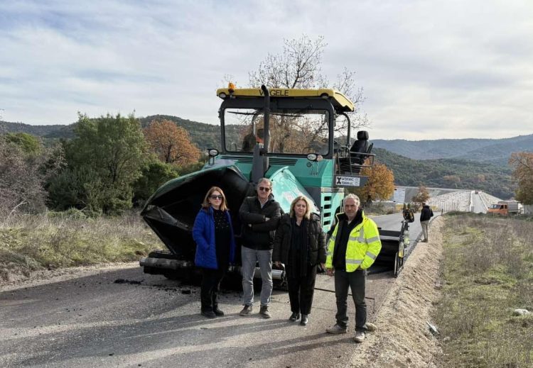 Αυτοψία της Χρύσας Ντιντή στην ασφαλτόστρωση του Φράγματος Ληθαίου