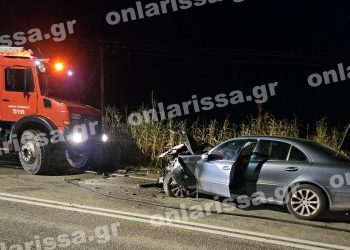 Τραγωδία στη Λάρισα: Νεκρός 31χρονος σε φοβερό τροχαίο δυστύχημα
