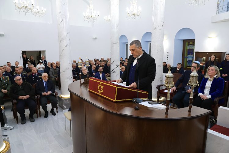 Ο Δ. Κουρέτας στις εκδηλώσεις για την Ημέρα Μνήμης των Ελλήνων Εβραίων Μαρτύρων  του Ολοκαυτώματος