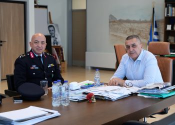 Εθιμοτυπική επίσκεψη του Γενικού Περιφερειακού Αστυνομικού Διευθυντή Θεσσαλίας στον Κουρέτα