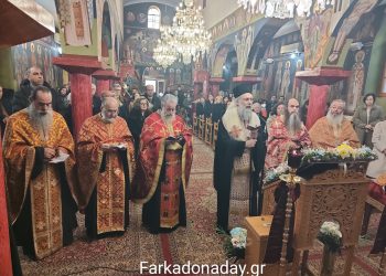 Ο Πανηγυρικός Εσπερινός των Αγίων Θεοδώρων και η Α’ Στάση των Χαιρετισμών στην Κρήνη
