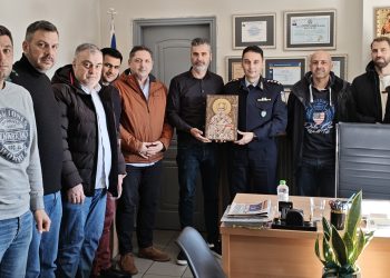 Συνάντηση του Δ.Σ. της Ένωσης με τον νέο Διευθυντή Αστυνομίας Τρικάλων