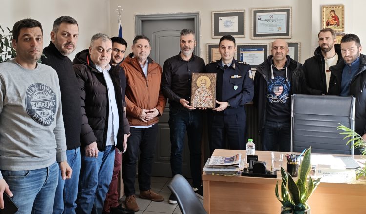 Συνάντηση του Δ.Σ. της Ένωσης με τον νέο Διευθυντή Αστυνομίας Τρικάλων