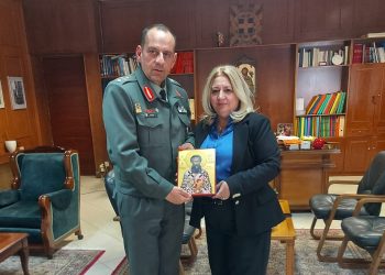 Συνάντηση Χρ. Ντιντή με τον νέο Διοικητή της ΣΜΥ Κωνσταντίνο Κωτάκο