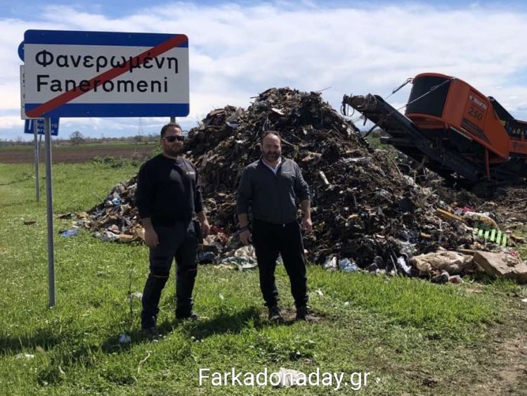 Σε εξέλιξη η απομάκρυνση φερτών υλικών και απορριμάτων στη Φανερωμένη