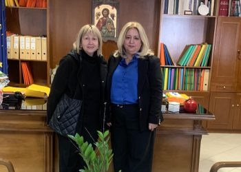 Συνάντηση Χρ. Ντιντή με την πρόεδρο του Ιατρικού Συλλόγου Τρικάλων