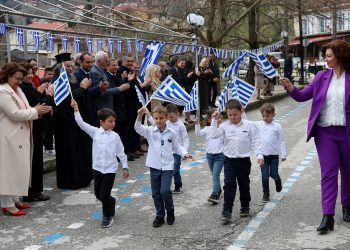 Στη Χρυσομηλιά  για την επέτειο της 25ης Μαρτίου o  Κουρέτας