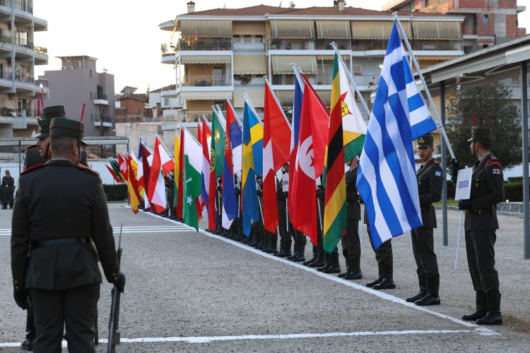 Περηφάνια στην τελετή έναρξης του 60ου Παγκόσμιου Πρωταθλήματος Ανώμαλου Δρόμου Ενόπλων Δυνάμεων στην Πύλη