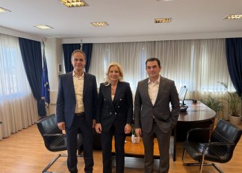 Συνάντηση Καραλαριώτου με Σκρέκα και Κονταδάκη στην Αποκεντρωμένη Διοίκηση Θεσσαλίας – Στερεάς