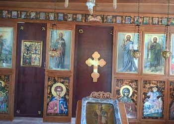 Ολοκληρώθηκε το νέο τέμπλο στο εξωκλήσι του Αγίου Αθανασίου στην Κρήνη