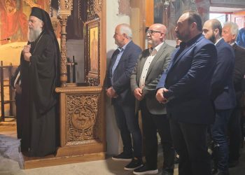 Μεθέορτος Εσπερινός στην Ιερά Μονή Ζωοδόχου Πηγής στην Παναγίτσα