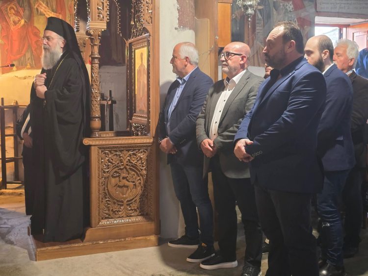 Μεθέορτος Εσπερινός στην Ιερά Μονή Ζωοδόχου Πηγής στην Παναγίτσα