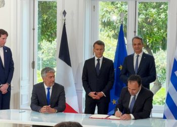 Με υπογραφή  Παπαστεργίου παρουσία  Μητσοτάκη και Emmanuel Macron η Ελλάδα μπαίνει στον «Mercator»