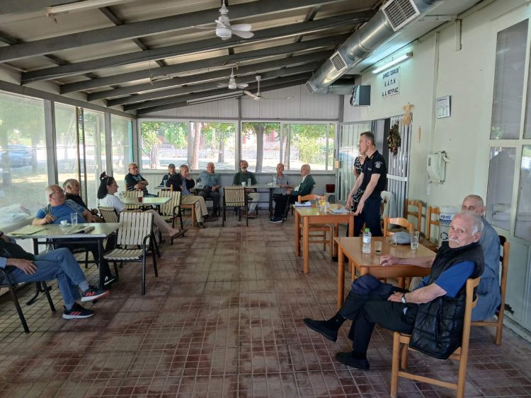 Ενημερωτική δράση στο ΚΑΠΗ Μουριάς για την πρόληψη τηλεφωνικών απατών