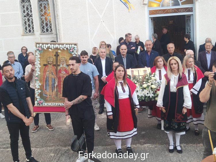 Ο εορτασμός των Αγίων Κωνσταντίνου και Ελένης στο Πετρωτό