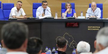 Ο Κουρέτας δήλωσε πως για πρώτη φορά η Θεσσαλία διαθέτει ολοκληρωμένο πλαίσιο σχεδιασμού αντιπλημμυρικών έργων