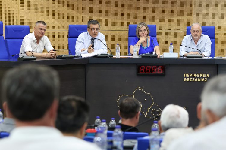 Ο Κουρέτας δήλωσε πως για πρώτη φορά η Θεσσαλία διαθέτει ολοκληρωμένο πλαίσιο σχεδιασμού αντιπλημμυρικών έργων