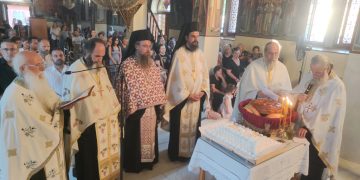 Ο Πανηγυρικός Εσπερινός των Αγίων Αποστόλων Πέτρου και Παύλου στη Φαρκαδόνα